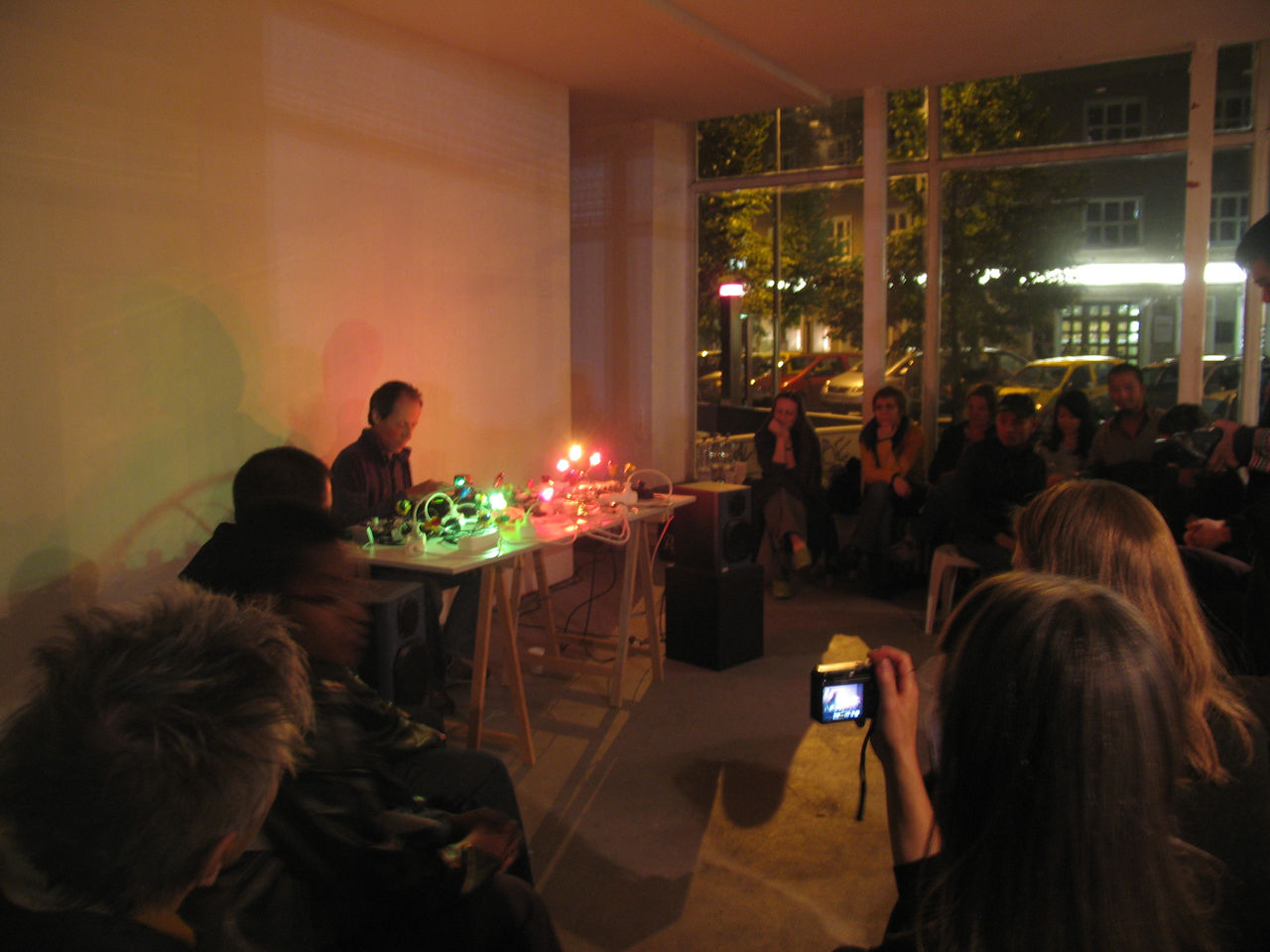 Photographic documentation of RYLLEGA Berlin (Audio-visual performance by Michael Vorfeld, 17 September 2008)